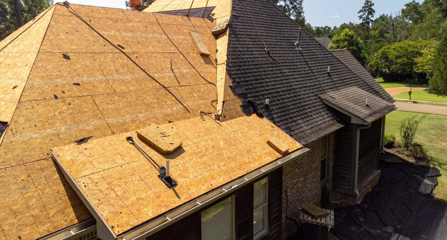 New roofing installation on a residential home in Colorado Springs, CO.